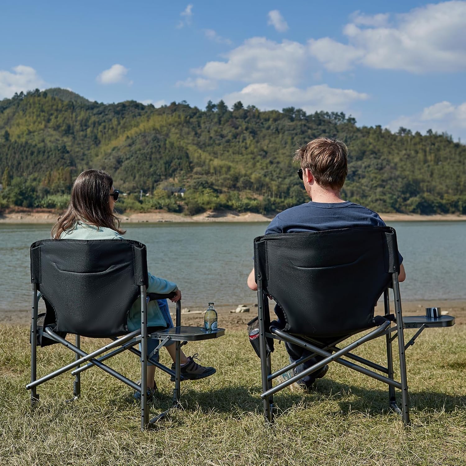 TIMBER RIDGE Aluminum Oversized Camping Chair, Support 400lbs - Image 2