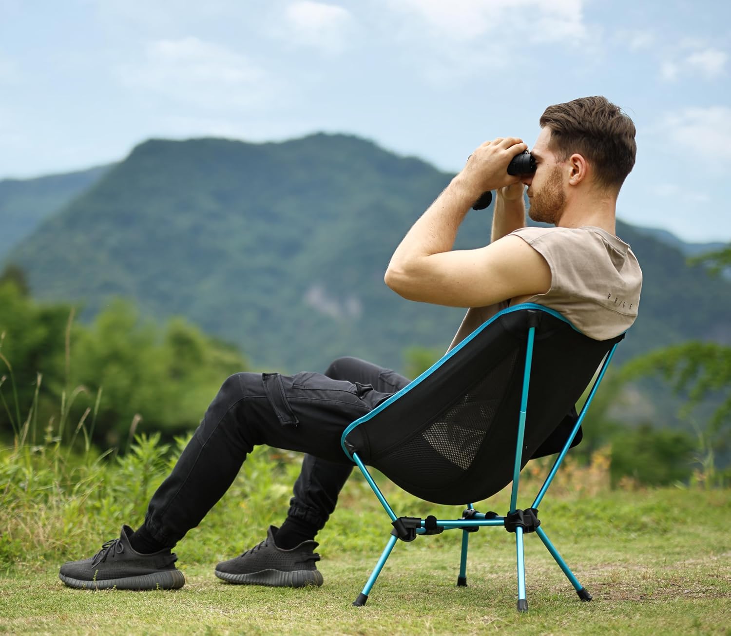 MARCHWAY Lightweight Folding Camping Chair, Compact Stable, Holds 330 lbs - Image 2